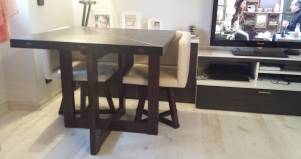 Tavolo fiore in legno su misura